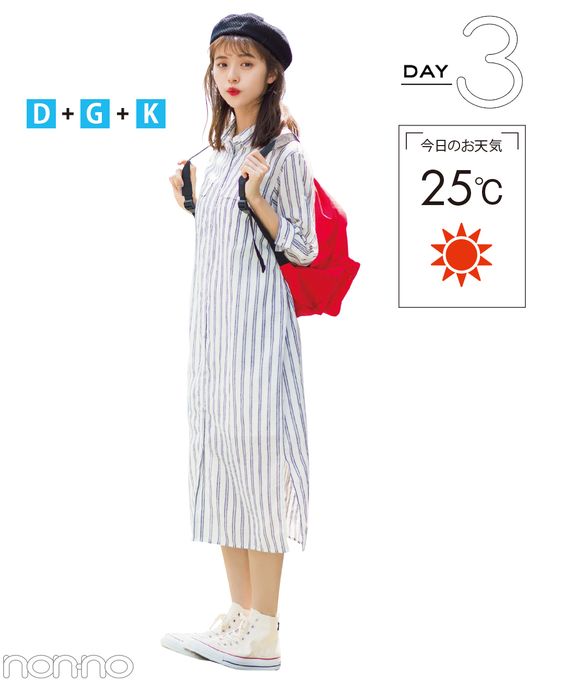 春夏　流行　穿搭